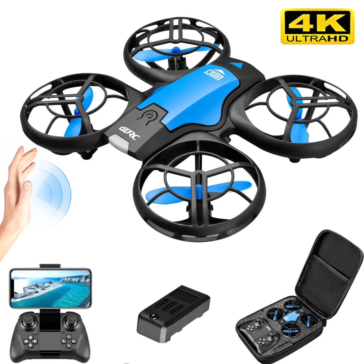 V8 New Mini Drone 4K Professio - đánh giá và giá Drone Camera Professional