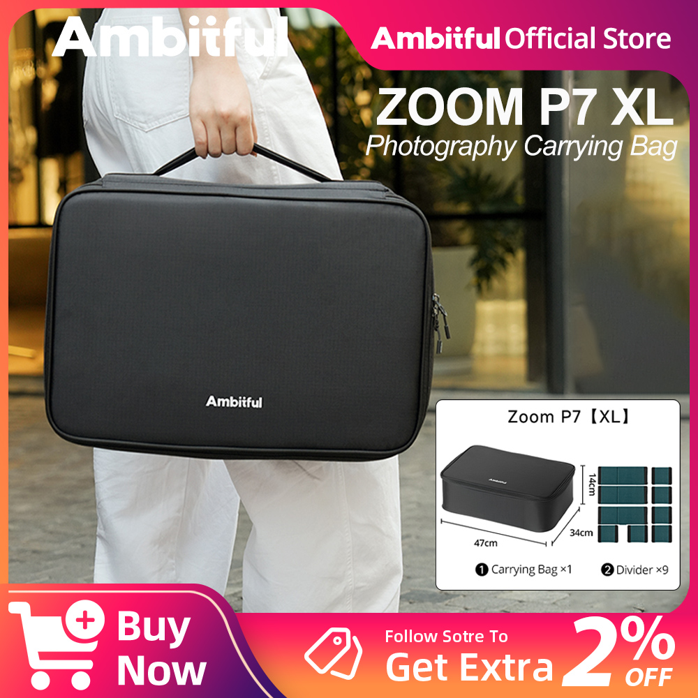 Ambitful ZOOM P7II XL Photogra - đánh giá và giá Drone Camera Case