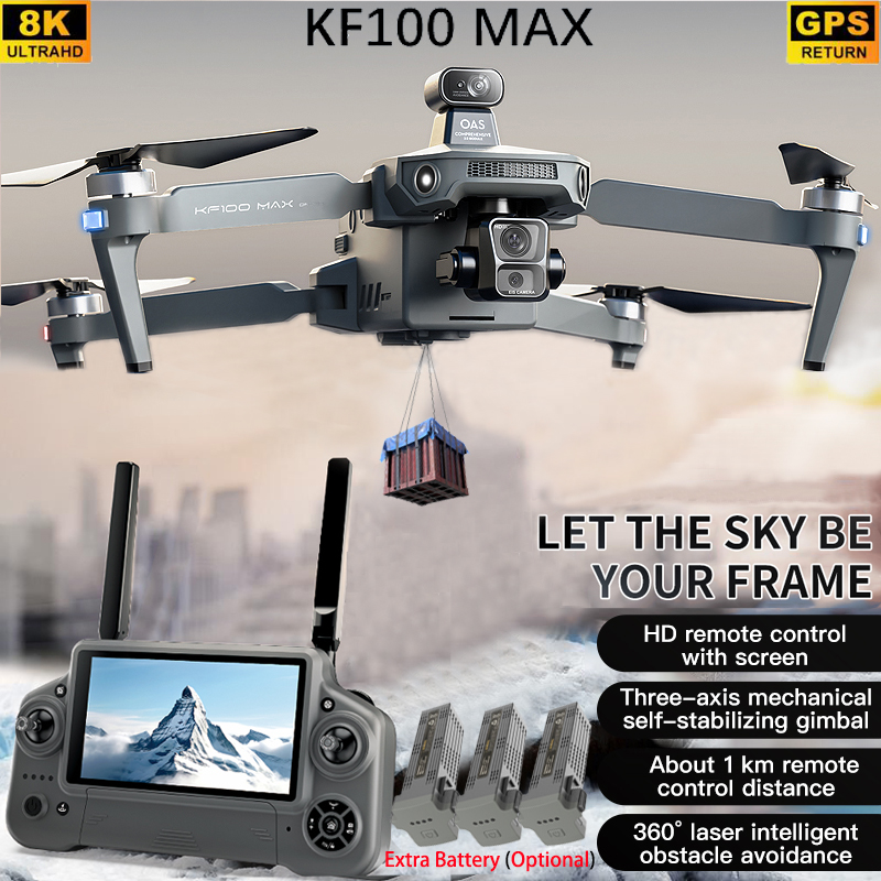 KF100 MAX GPS Drone 4K Camera  - đánh giá và giá Drone Camera 4K