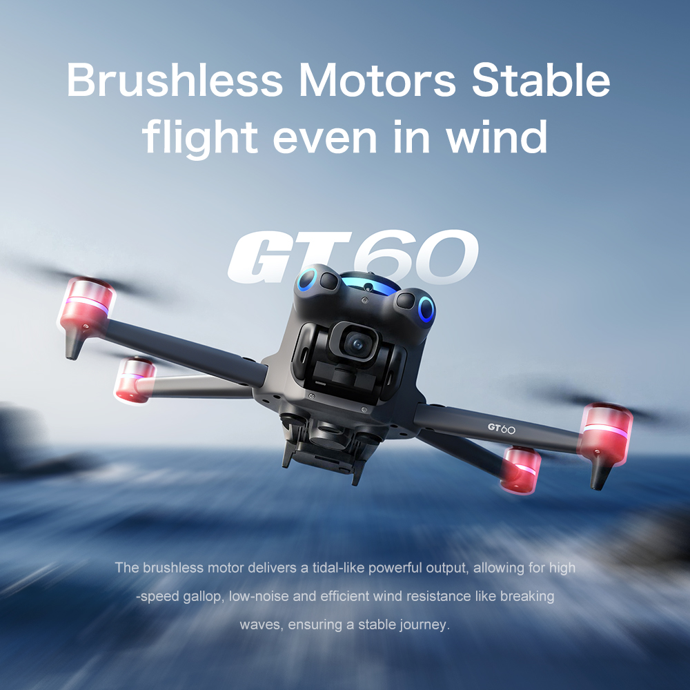 NEW GT60 Mini Drone Dual Camer - đánh giá và giá Drone Camera Lens