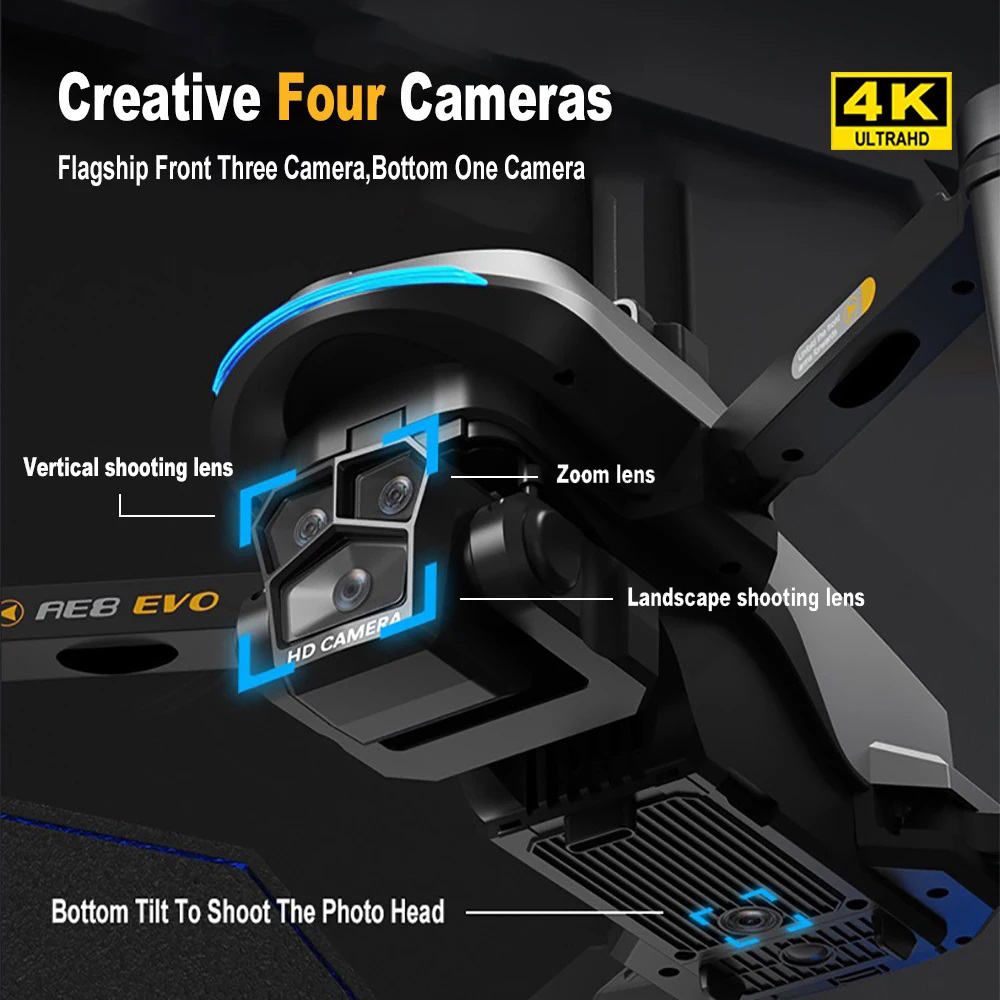AE8 EVO Drone 4K Professional  - đánh giá và giá Drone Camera Professional