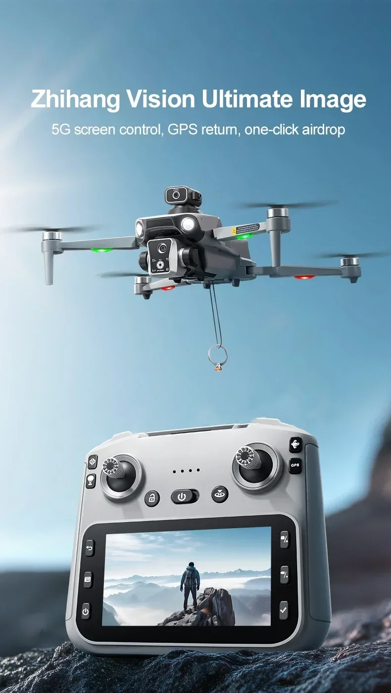 Large Screen Drone 4.5-Inch Sc - đánh giá và giá Drone Camera 4K