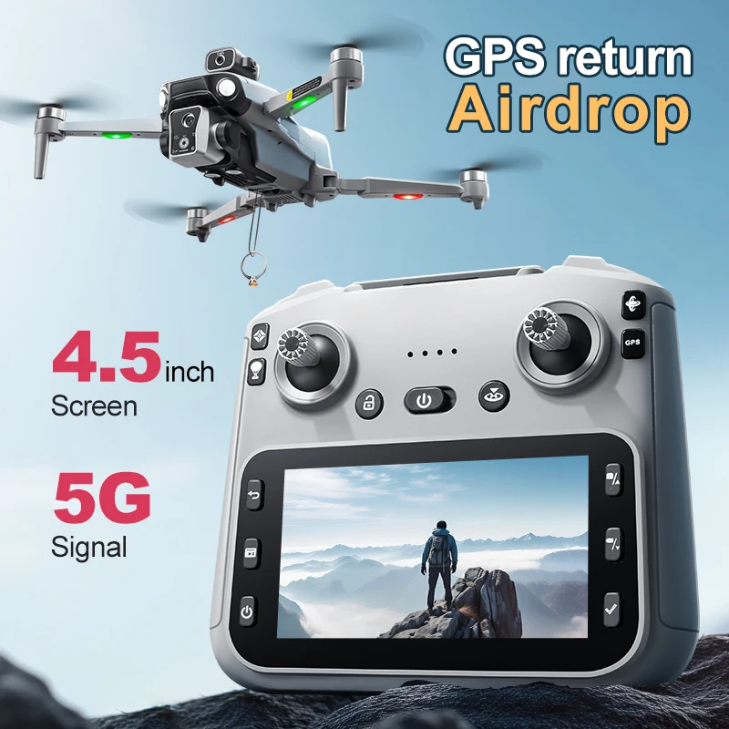Large Screen Drone 4.5-Inch Sc - đánh giá và giá Drone Camera 4K