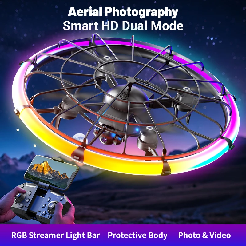 JJRC H145 UFO RC Drone with Du - đánh giá và giá Drone Camera Lens
